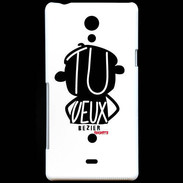 Coque Sony Xperia T Adishatz Humour Beziers