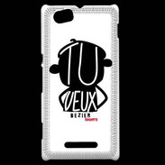 Coque Sony Xperia M Adishatz Humour Beziers