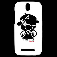 Coque HTC One SV Adishatz Humour Marseille