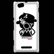 Coque Sony Xperia M Adishatz Humour Marseille