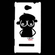 Coque HTC Windows Phone 8S Adishatz Humour Loche