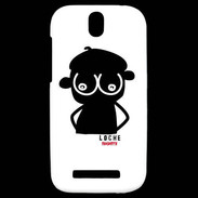 Coque HTC One SV Adishatz Humour Loche