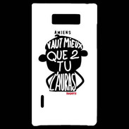 Coque LG Optimus L7 Adishatz Humour Amiens