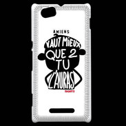 Coque Sony Xperia M Adishatz Humour Amiens