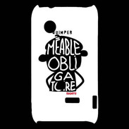 Coque Sony Xperia Typo Adishatz Humour Quimper