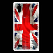 Coque LG Optimus L9 Drapeau anglais grunge