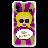 Coque Samsung ACE S5830 Miss business Blonde