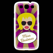 Coque Samsung Galaxy S3 Miss business Blonde