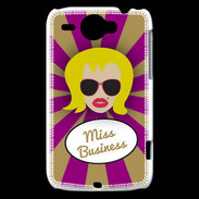 Coque HTC Wildfire G8 Miss business Blonde