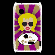 Coque Sony Xperia Typo Miss business Blonde