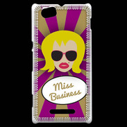 Coque Sony Xperia M Miss business Blonde