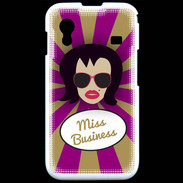 Coque Samsung ACE S5830 Miss business Brune