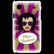 Coque Samsung Galaxy S Miss business Brune
