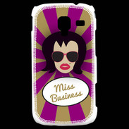 Coque Samsung Galaxy Ace 2 Miss business Brune