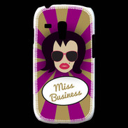 Coque Samsung Galaxy S3 Mini Miss business Brune