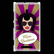 Coque Nokia Lumia 925 Miss business Brune