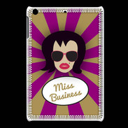 Coque iPadMini Miss business Brune