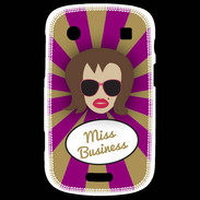Coque Blackberry Bold 9900 Miss business Chatain