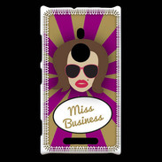 Coque Nokia Lumia 925 Miss business Chatain