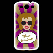 Coque Samsung Galaxy S3 Miss business Rousse