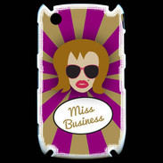 Coque Blackberry 8520 Miss business Rousse