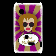 Coque Sony Xperia Typo Miss business Rousse
