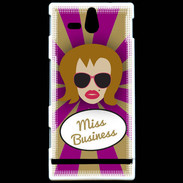 Coque Sony Xperia U Miss business Rousse