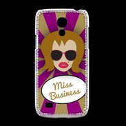 Coque Samsung Galaxy S4mini Miss business Rousse