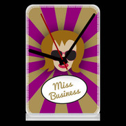 Pendule de bureau Miss business Rousse
