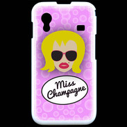 Coque Samsung ACE S5830 Miss Champagne Blonde