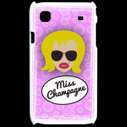 Coque Samsung Galaxy S Miss Champagne Blonde