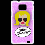 Coque Samsung Galaxy S2 Miss Champagne Blonde