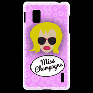 Coque LG Optimus G Miss Champagne Blonde