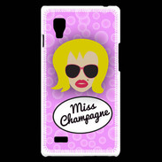 Coque LG Optimus L9 Miss Champagne Blonde