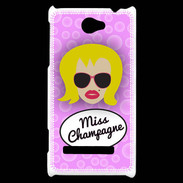 Coque HTC Windows Phone 8S Miss Champagne Blonde