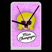 Pendule de bureau Miss Champagne Blonde
