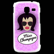 Coque Samsung Galaxy Ace 2 Miss Champagne Brune