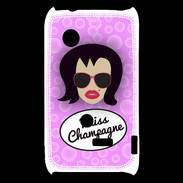 Coque Sony Xperia Typo Miss Champagne Brune