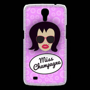 Coque Samsung Galaxy Mega Miss Champagne Brune