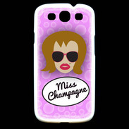 Coque Samsung Galaxy S3 Miss Champagne Rousse