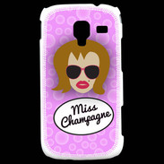 Coque Samsung Galaxy Ace 2 Miss Champagne Rousse