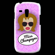 Coque Samsung Galaxy S3 Mini Miss Champagne Rousse