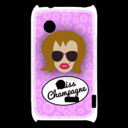 Coque Sony Xperia Typo Miss Champagne Rousse