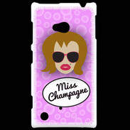 Coque Nokia Lumia 720 Miss Champagne Rousse