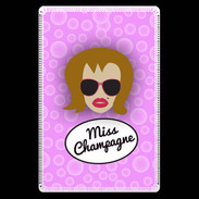 Etui carte bancaire Miss Champagne Rousse