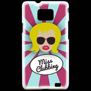 Coque Samsung Galaxy S2 Miss Clubbing Blonde