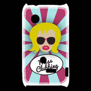 Coque Sony Xperia Typo Miss Clubbing Blonde