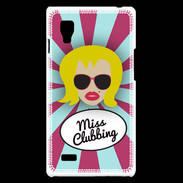 Coque LG Optimus L9 Miss Clubbing Blonde