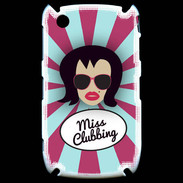 Coque Blackberry 8520 Miss Clubbing Brune