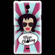 Coque Sony Xperia T Miss Clubbing Brune